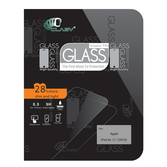 CLASY® Premium Tempered GLass - Apple iPad Air 11