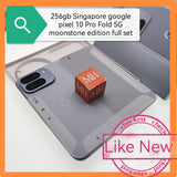 256gb Singapore google pixel 10 Pro Fold 5G moonstone edition full set