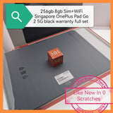 256gb 8gb Sim+WiFi July receipt Singapore OnePlus Pad Go 2 5G black warranty full set