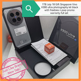 1TB 18 July Gift+freebies Singapore Vivo X300 ultra 5g 2 lens telescope photography kit n pwp Promo warranty full set