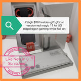 256gb $38 freebies gift global version Red Magic 11 Air 5G white snapdragon gaming full set