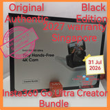 Original Authentic 2027 warranty Insta360 Go Ultra Creator Bundle black pwp special promo warranty full set