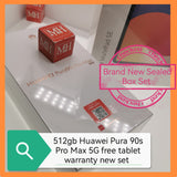 512gb Singapore Huawei Pura 90s Pro Max 5G free tablet warranty new set