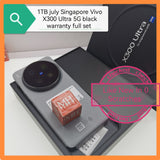 1tb july Singapore Vivo X300 Ultra 5G black warranty full set