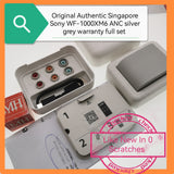 Original Authentic Singapore Sony WF-1000XM6 ANC silver grey warranty full set