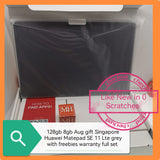 128gb 8gb Aug gift Singapore Huawei Matepad SE 11 Lte grey with freebies warranty full set