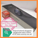 Original Authentic Singapore google pixel watch 5 45mm wifi BT black warranty new set