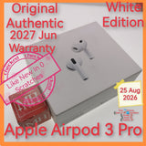 Original Authentic 2027 jun warranty Singapore apple Airpod 3 Pro white warranty full set
