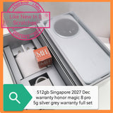 512gb 2027 Dec warranty Singapore honor magic 8 pro 5G silver grey warranty full set