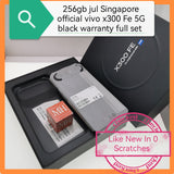 256gb jul Received Singapore official Vivo X300 Fe 5g black warranty full set