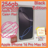 256gb 2027 care+ Singapore apple iphone 16 Pro Max 5G black warranty full set