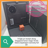 512gb jun receipt warranty Singapore honor magic v6 5g black snapdragon warranty full set