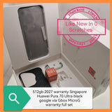 512gb 16gb 2027 warranty Singapore Huawei Pura 70 Ultra black google via Gbox MicroG warranty full set