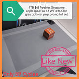 1TB Singapore $68 freebies 59 Cycles apple ipad pro 13 M4 Chip grey wifi optional pwp full set