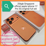 256gb Singapore official apple iphone 17 Pro 5G orange full set