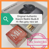 Original Authentic Xiaomi Redmi Buds 8 Hi-Res grey new set