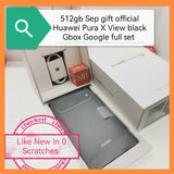 512gb sep gift official Huawei Pura X View black Gbox Google full set