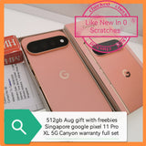 512gb Aug gift with freebies Singapore google pixel 11 Pro XL 5G Canyon warranty full set