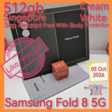 512gb Sep Samsung receipt Singapore Samsung fold 8 5g cream with freebies warranty full set