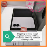 512gb Sep Samsung receipt Singapore Samsung fold 8 5g cream with freebies warranty full set