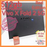 512gb official Vivo x Fold 2 5G red gms playstore full set