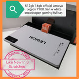 512gb 16g official Lenovo legion y700 gen 4 white snapdragon gaming full set