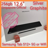 256gb 12.6" Singapore Samsung Tab S12+ 5g or WiFi warranty new set