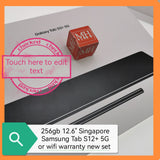 256gb 12.6" Singapore Samsung Tab S12+ 5g or WiFi warranty new set