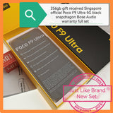 256gb gift received Singapore official Poco F9 Ultra 5G 256gb black snapdragon Bose Audio warranty full set