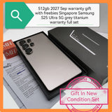 512gb 2027 sep Singapore Samsung s25 ultra 5g grey with freebies warranty full set
