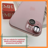 128gb Singapore apple iphone 15 5g Pink protection free along full set