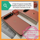 512gb Singapore official receipt $58 freebies Google Pixel 11 Pro XL 5G Canyon warranty full set
