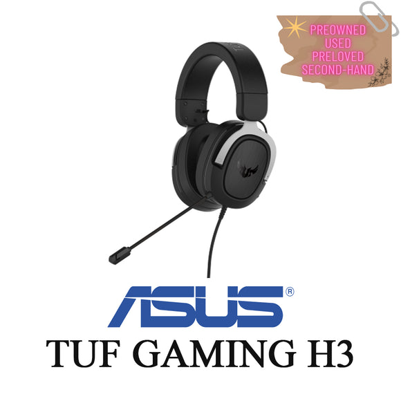 ASK PRICE PREOWNED Asus TUF Gaming H3 Stereo Gaming Headset Silver