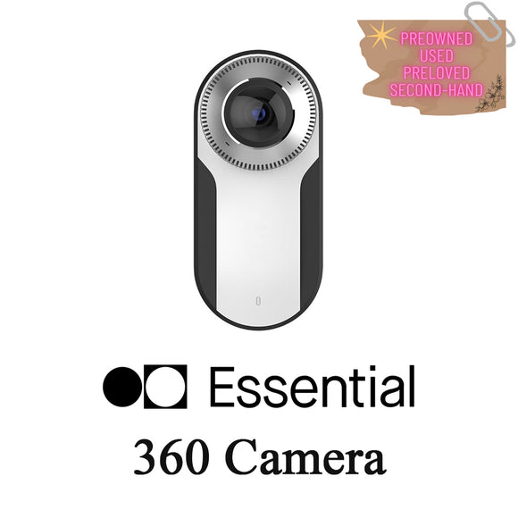 ASK PRICE PREOWNED Essential 360 Camera White Black