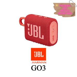 ASK PRICE PREOWNED JBL Go 3 Portable Speaker Red