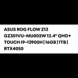 Asus ROG Flow Z13 1TB 16gb i9 RTX4050 13.4" black with accessories n box