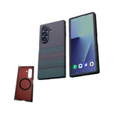 Samsung Galaxy Z Fold 8 Ultra - CLASY® Ski-Thin Enhanced Series Magnetic Built-in Screen Protector With Hinge Texture Design Protection Case