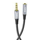 Hoco. UPA20 Fully Compatible 3.5mm Audio Extension Braided Cable (male to female) 100cm / 200cm