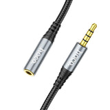 Hoco. UPA20 Fully Compatible 3.5mm Audio Extension Braided Cable (male to female) 100cm / 200cm