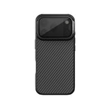 Apple iPhone 17 Pro / 18 Pro - Nillkin CarboProp Case Magnetic Kickstand Transparent Black Lens Cover Camera Protect