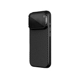 Apple iPhone 17 Pro / 18 Pro - Nillkin CarboProp Case Magnetic Kickstand Transparent Black Lens Cover Camera Protect