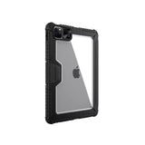 Apple iPad Air 11" (2025) / (2024) / iPad (10th Gen) / iPad Air (4th Gen) / (5th Gen) 10.9" / iPad Pro 11" (2020) / (2021) / (2022) - Nillkin Bumper Leather Case Pro Camera Protective Multi Angle Standing Stylus Holder Rugged Case