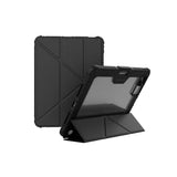 Apple iPad Air 13" (2024) / iPad Pro 12.9" (2020) / iPad Pro 12.9" (2021) / iPad Pro 12.9" (2022) - Nillkin Bumper Leather Case Pro Camera Protective Multi Angle Standing Stylus Holder Rugged Case