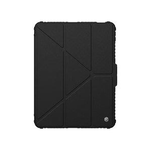 Apple iPad Pro 11" (2024) - Nillkin Bumper Leather Case Pro Camera Protective Multi Angle Standing Stylus Holder Rugged Case