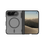 Apple iPhone Duo - Nillkin Super Frosted Shield Fold Case Magnetic Clear Version