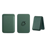 Magnetic PU Leather Wallet Stand MagSafe Compatible