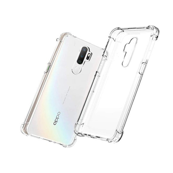 Oppo A5 (2020) - CLASY® Ski-Thin Series 4-Corner Bumper TPU Case