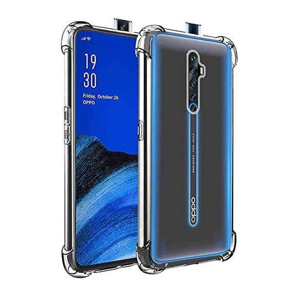 Oppo Reno 2Z - CLASY® Ski-Thin Series 4-Corner Bumper TPU Case