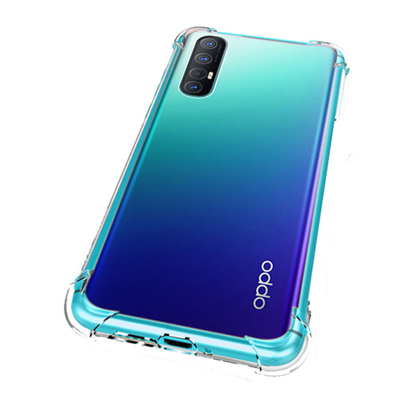 Oppo Reno 3 Pro - CLASY® Ski-Thin Series 4-Corner Bumper TPU Case