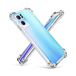 Oppo Reno 7 Pro - CLASY® Ski-Thin Series 4-Corner Bumper TPU Case